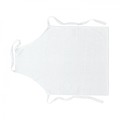 Kitchen apron in cotton, white