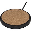 Kivi 10W limestone/cork wireless charging pad