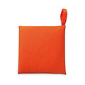 Knitted material waistcoat, orange