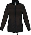 Ladies inlined windbreaker B&C, black