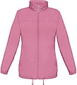 Ladies inlined windbreaker B&C, pink