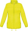 Ladies inlined windbreaker B&C, yellow