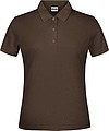 Ladies Piqué Polo, brown, XS