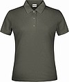 Ladies Piqué Polo, dark grey, XS