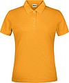 Ladies Piqué Polo, gold yellow, L