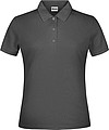 Ladies Piqué Polo, graphite, XS