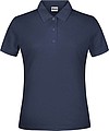 Ladies Piqué Polo, navy, L