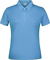 Ladies Piqué Polo, sky blue, XS