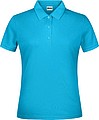 Ladies Piqué Polo, turquoise, XS