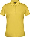 Ladies Piqué Polo, yellow, XS