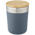Lagan 300 ml copper vacuum insulated stainless steel tumbler with bamboo lid