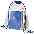 Lancaster transparent drawstring backpack