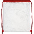 Lancaster transparent drawstring backpack