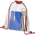 Lancaster transparent drawstring backpack