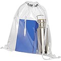 Lancaster transparent drawstring backpack