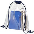 Lancaster transparent drawstring backpack