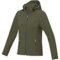 Langley womens softshell jacket, forest green