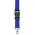 Lanyard and key holderCobalt blue