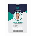 Lanyard badge 120 x 80mm, white