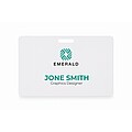 Lanyard badge 54 x 86mm, white