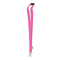 Lanyard in RPET 20 mm, fuchsia
