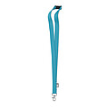 Lanyard in RPET 20 mm, turquoise