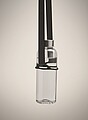 Lanyard with cup holder 6cm, black