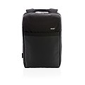 Laptop backpack with magnetic bucklestraps