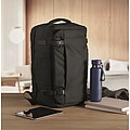 Large carry-on travel bag, black