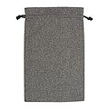 Large drawstring bag made from recycled cotton