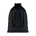 Large gift cotton draw cord bag. Size approx. 30 x 47cm. 105 gr/m2.