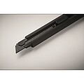Large retractable knife, black