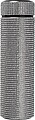 Large stainless steel drinking bottle with rhinestone accents, grey