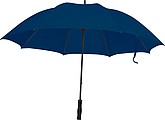 Large umbrella with soft grip., dark blue
