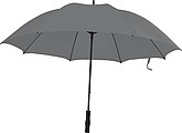 Large umbrella with soft grip., grey