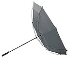 Large umbrella with soft grip., grey