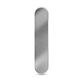 Laser pointer touch pen, matt silver