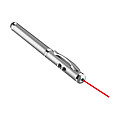 Laser pointer touch pen, matt silver