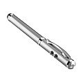 Laser pointer touch pen, matt silver