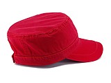 LAWRENCE military style cap, red