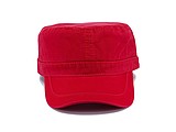 LAWRENCE military style cap, red