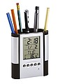 LCD alarm clock/ pen holder 