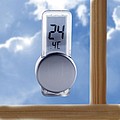 LCD thermometer Silver
