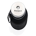 Leakproof collapsible silicone bottle with lid