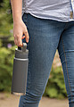 Leakproof vacuum on-the-go bottle with handle