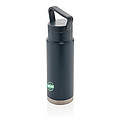Leakproof vacuum on-the-go bottle with handle