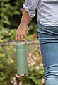 Leakproof vacuum on-the-go bottle with handle