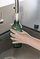 Leakproof water bottle with metallic lid