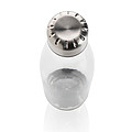 Leakproof water bottle with stainless steel lid