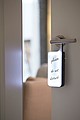 LED door hanger DO NOT DISTURB